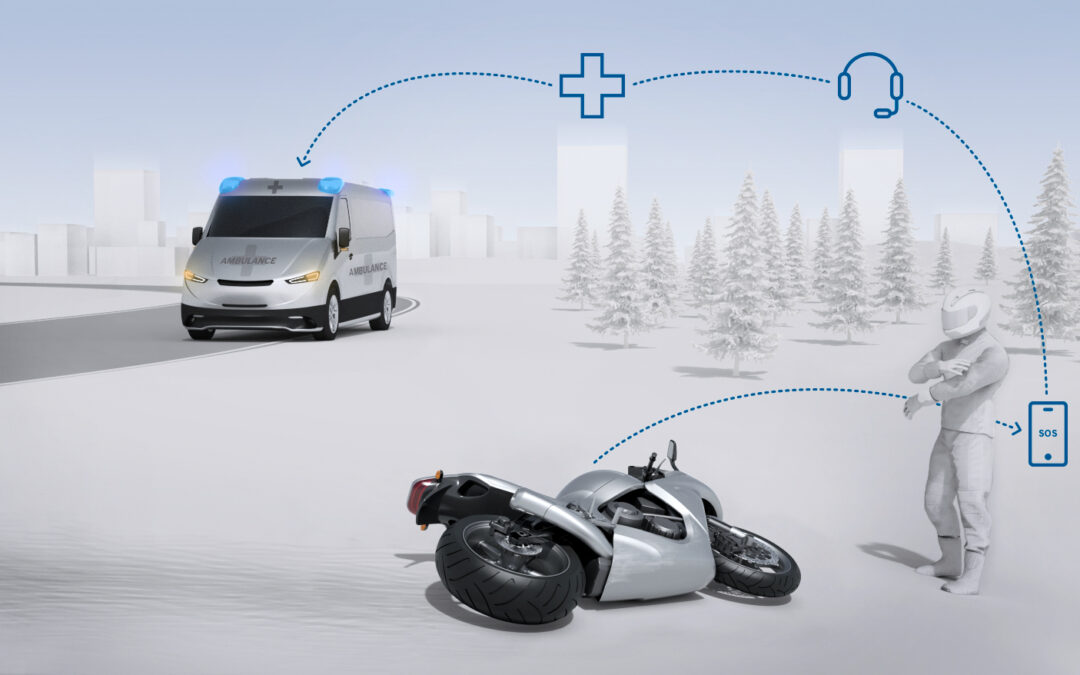 Bosch внедряет функцию автоматических экстренных вызовов для мотоциклов